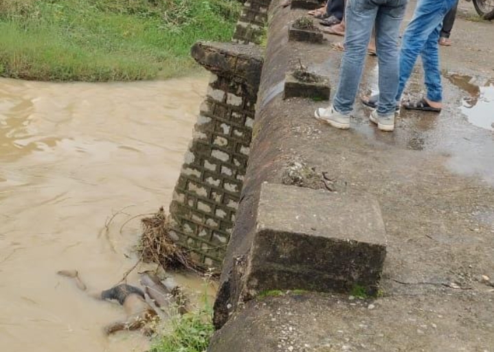 नदी में दिखा युवक का शव, हत्या की आशंका