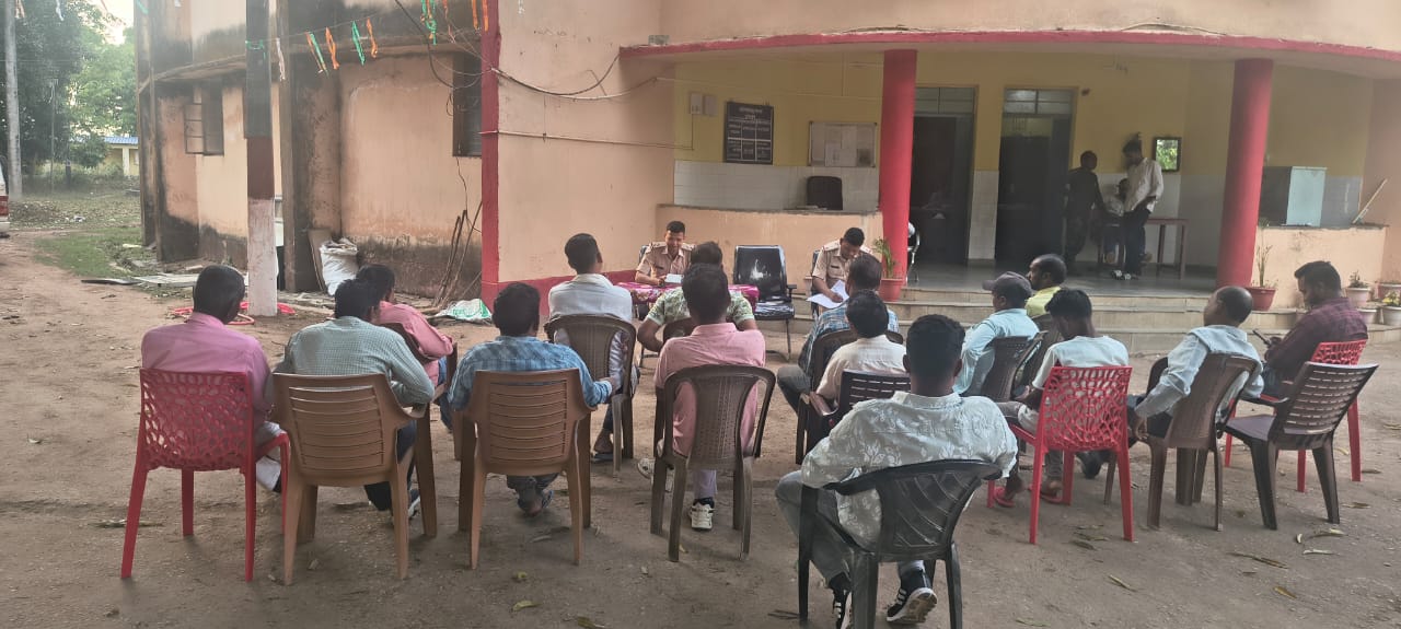 थाना परिसर में शांति समिति की बैठक, सरहुल, रामनवमी और ईद को लेकर प्रशासन सतर्क