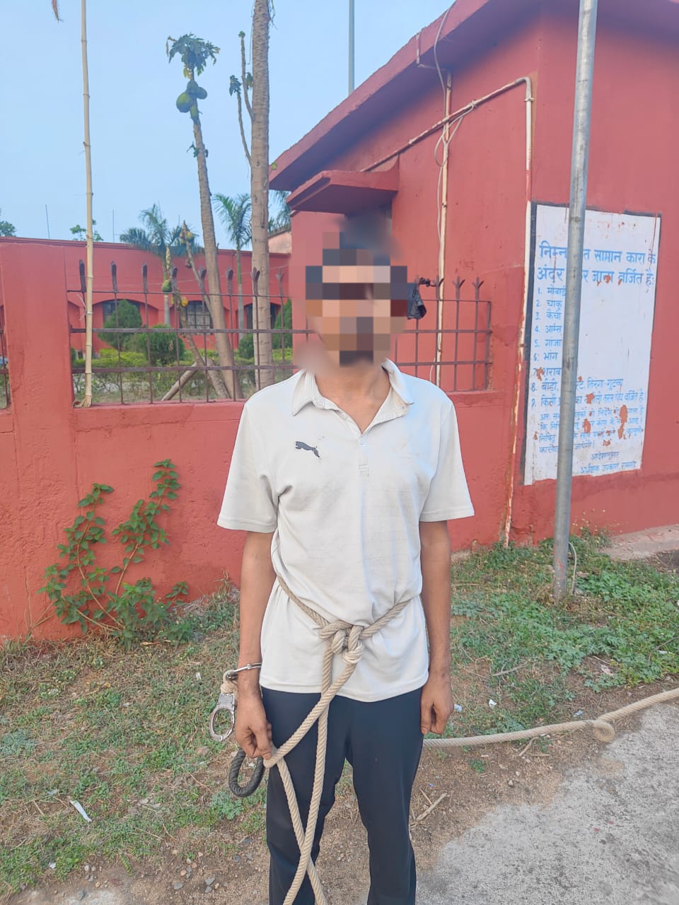 भारतमाला परियोजना में रंगदारी मांगने एवं फायरिंग के मामले में पुलिस ने किया एक आरोपी को गिरफ्तार