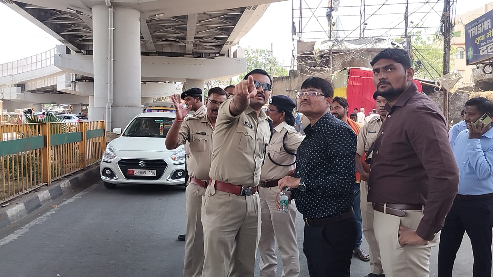 रांची में ट्रैफिक जाम से राहत के लिए बड़ा प्लान, यातायात एसपी एवं अपर आयुक्त ने किया निरीक्षण,कई अहम फैसले लागू
