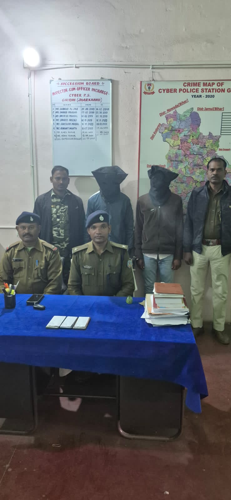 आरटीओ एवं श्री राम फाइनेंस के नाम पर साइबर ठगी,दो युवक गिरफ्तार 