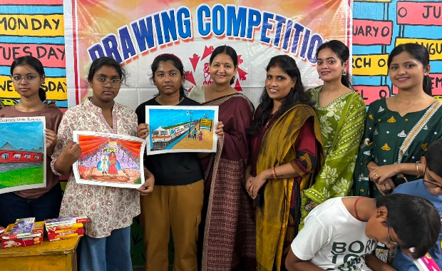 ERWWO/मालदा ने स्कूली विद्यार्थियों में रचनात्मकता को दिया मंच, चित्रकला प्रतियोगिता में बच्चों ने दिखाई प्रतिभा