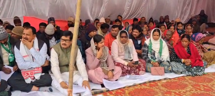 मनरेगा का नाम बदलने पर झारखंड में विरोध JMM ने किया प्रदर्शन