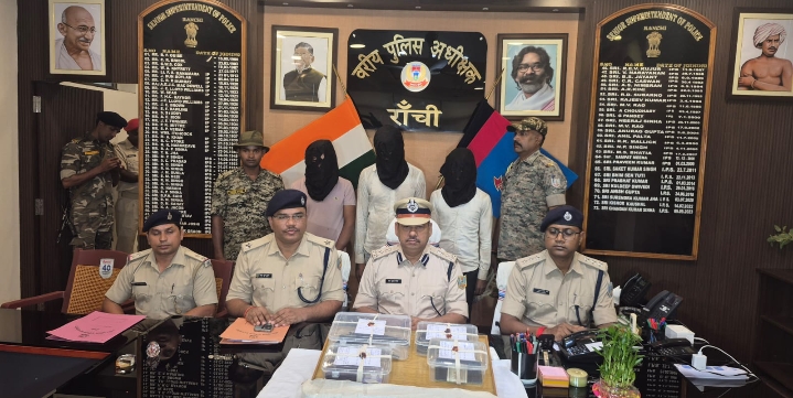 पावर ग्रिड में डकैती की योजना बना रहे तीन अभियुक्त गिरफ्तार,एक देसी कट्टा बरामद