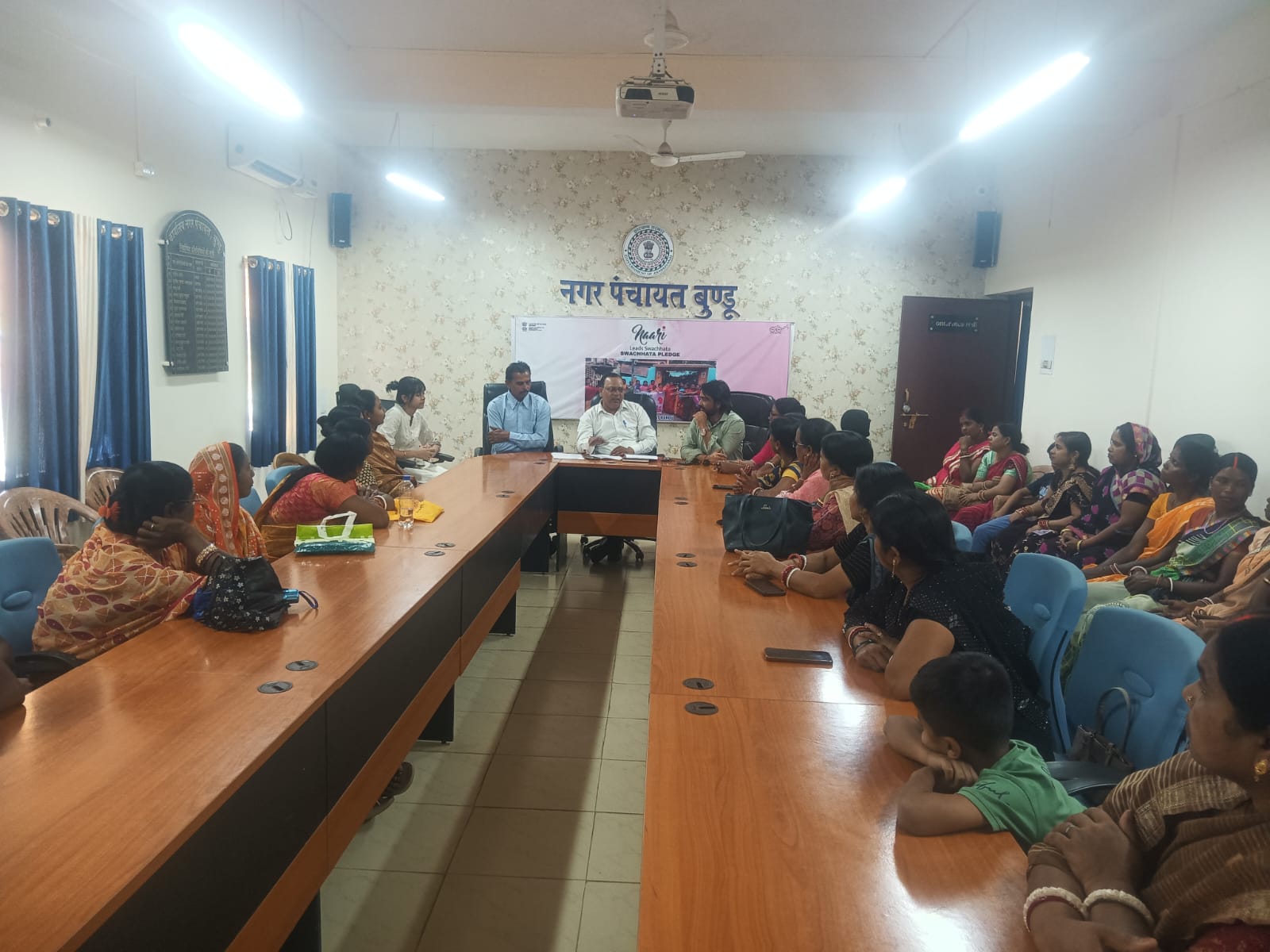 बुंडू नगर पंचायत में विश्व महिला दिवस सप्ताह पर कार्यशाला आयोजित