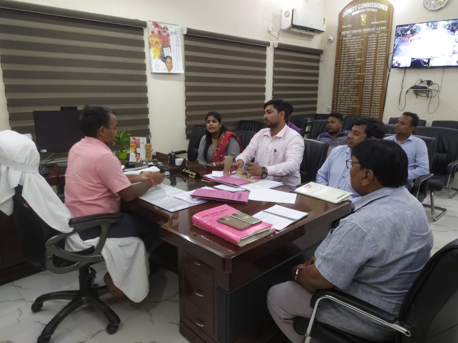डे बोर्डिंग बालिका एथलेटिक प्रशिक्षण केंद्र में प्रशिक्षण हेतु जिला स्तरीय सामिति की बैठक आयोजित