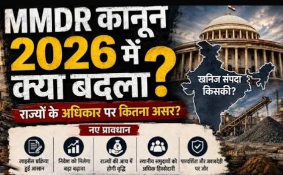 MMDR संशोधन विधेयक 2026: राज्यों के अधिकार और राजस्व पर क्या पड़ेगा असर? क्या है पूरा मामला 