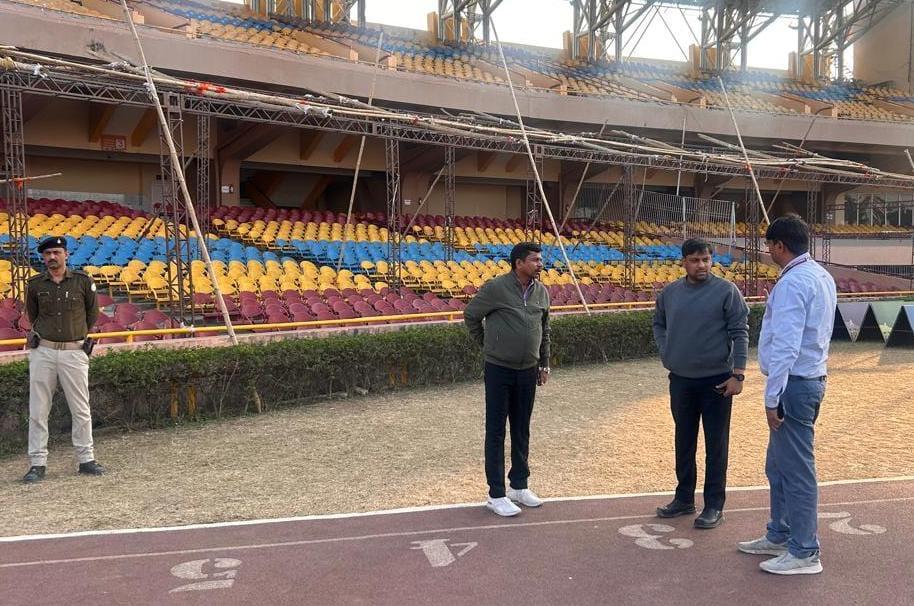 नगरपालिका (आम) निर्वाचन 2026 को लेकर मोरहाबादी स्थित डिस्पैच सेंटर का निरीक्षण