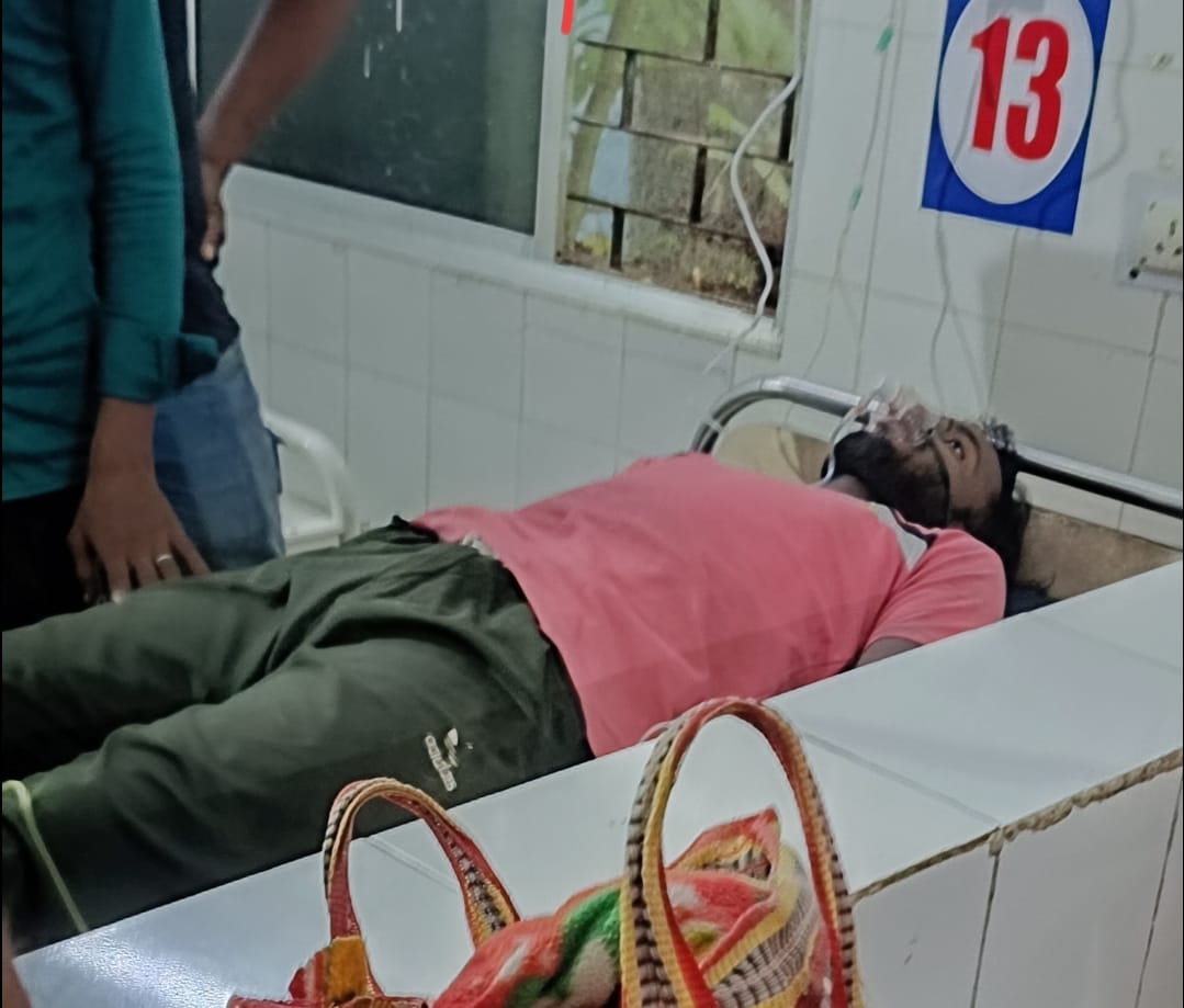 वेल्डिंग करने के दौरान करंट लगने से एक युवक मूर्छित, अस्पताल में भर्ती भर्ती