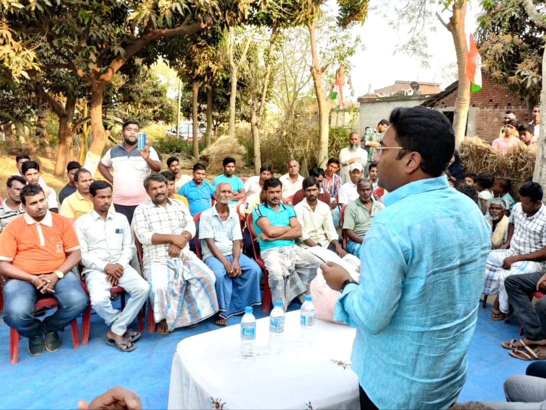 कांग्रेस प्रदेश महासचिव तनवीर आलम ने  दिलालपुर गांव में चलाया जनसंपर्क अभियान 