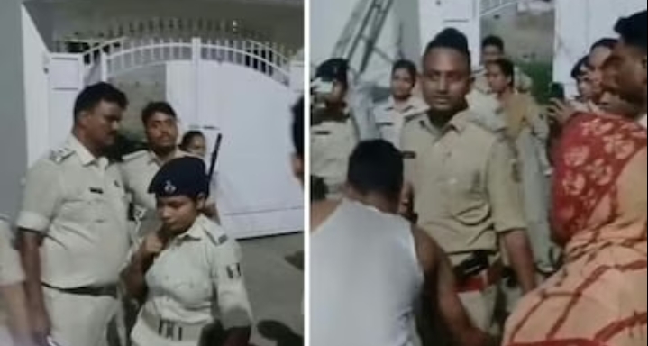 पुलिस पहुंची जांच करने और पुलिस की हो गई जांच,SSP दो थानेदार को किया निलंबित 