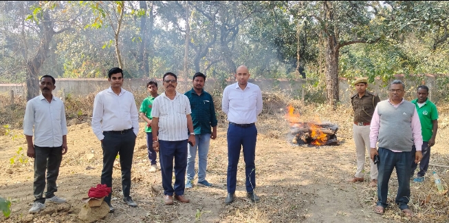 तालझारी में गंगा तट पर मृत पाई गई , वन विभाग ने कराया पोस्टमार्टम