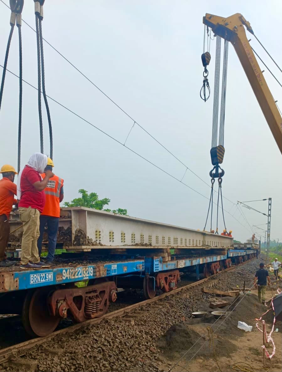 बैंण्डेल–कटवा रेलखंड में पूर्व रेलवे का मेगा आधुनिकीकरण अभियान सफल
