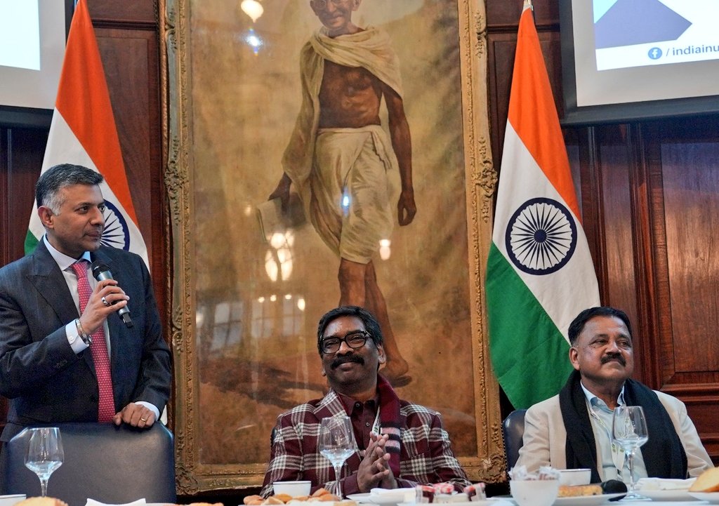 झारखंड में संभावनाओं पर वैश्विक संवाद में शामिल हुए मुख्यमंत्री हेमंत सोरेन कई देशों के नीति निर्माता एवं  प्रतिनिधियों  से किया संवाद 