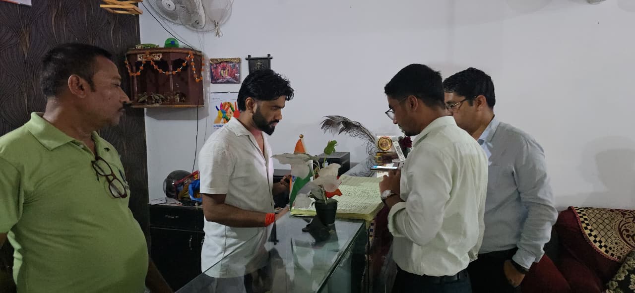 शहर में संचालन किए जा रहे होटल,विवाह भवन, बैक्वेट हॉल, लॉज की प्रशासन के अधिकारियों ने की जांच