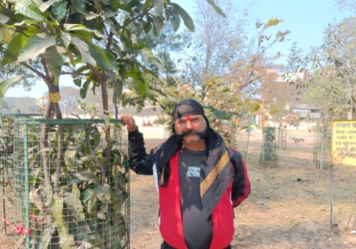 पर्यावरण संरक्षण एवं सामाजिक कार्य में निरंजन सिंह राजपूत का कार्य लगातार जारी 