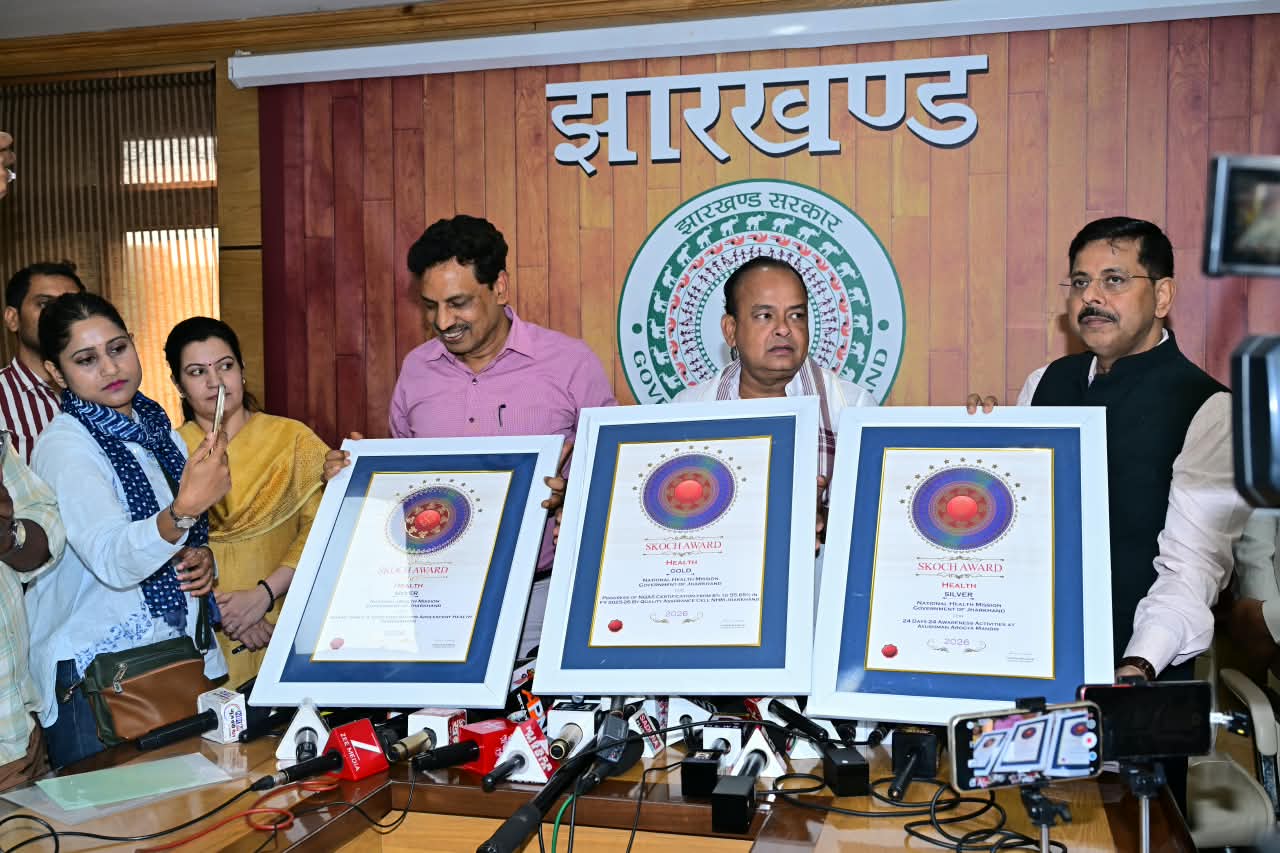 डिजिटल हेल्थ में झारखंड को मॉडल राज्य बनाने की तैयारी ,दो दिवसीय डिजिटल हेल्थ कॉन्क्लेव में रोबोटिक सर्जरी, टेली-आईसीयू और एआई पर रहेगा फोकस