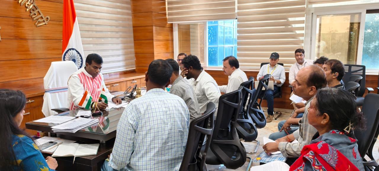उपायुक्त मंजूनाथ भजन्त्री का जनता दरबार, कहा कोई संदेश या उचित फरियाद अनसुनी नहीं की जायेगी