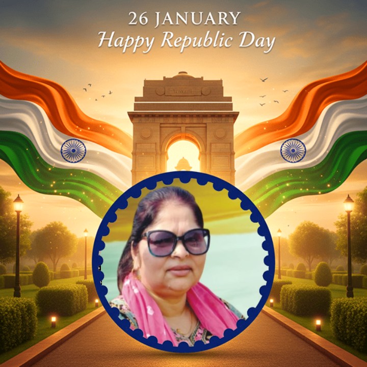 गणतंत्र दिवस 2026 के शुभ अवसर वार्ड नंबर 9 की भावी प्रत्याशी शबाना परवीन की ओर से  हार्दिक शुभकामनाएं