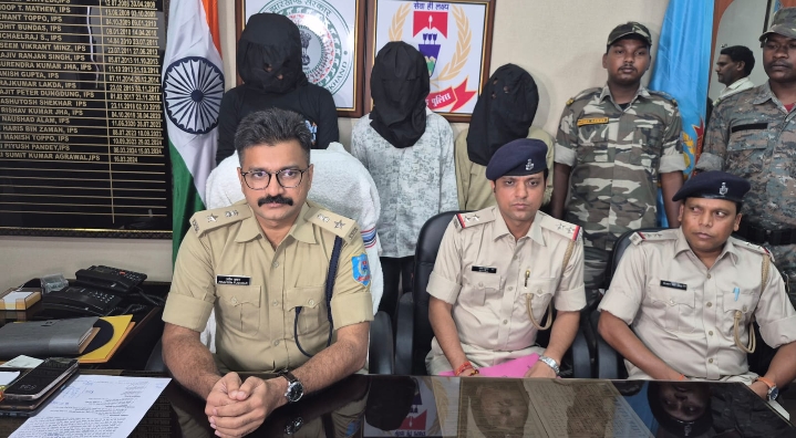 LT AB बिजली का तार चोरी करने वाले 3 अभियुक्त गिरफ्तार