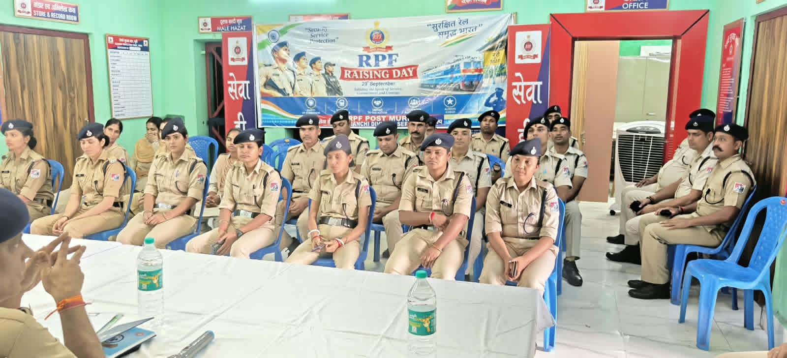 आरपीएफ स्थापना दिवस पर योग, सुरक्षा सम्मेलन व जनजागरूकता कार्यक्रम आयोजित